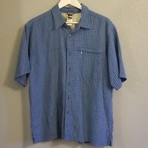 The North Face Blue Buttondown Shirt Sz L